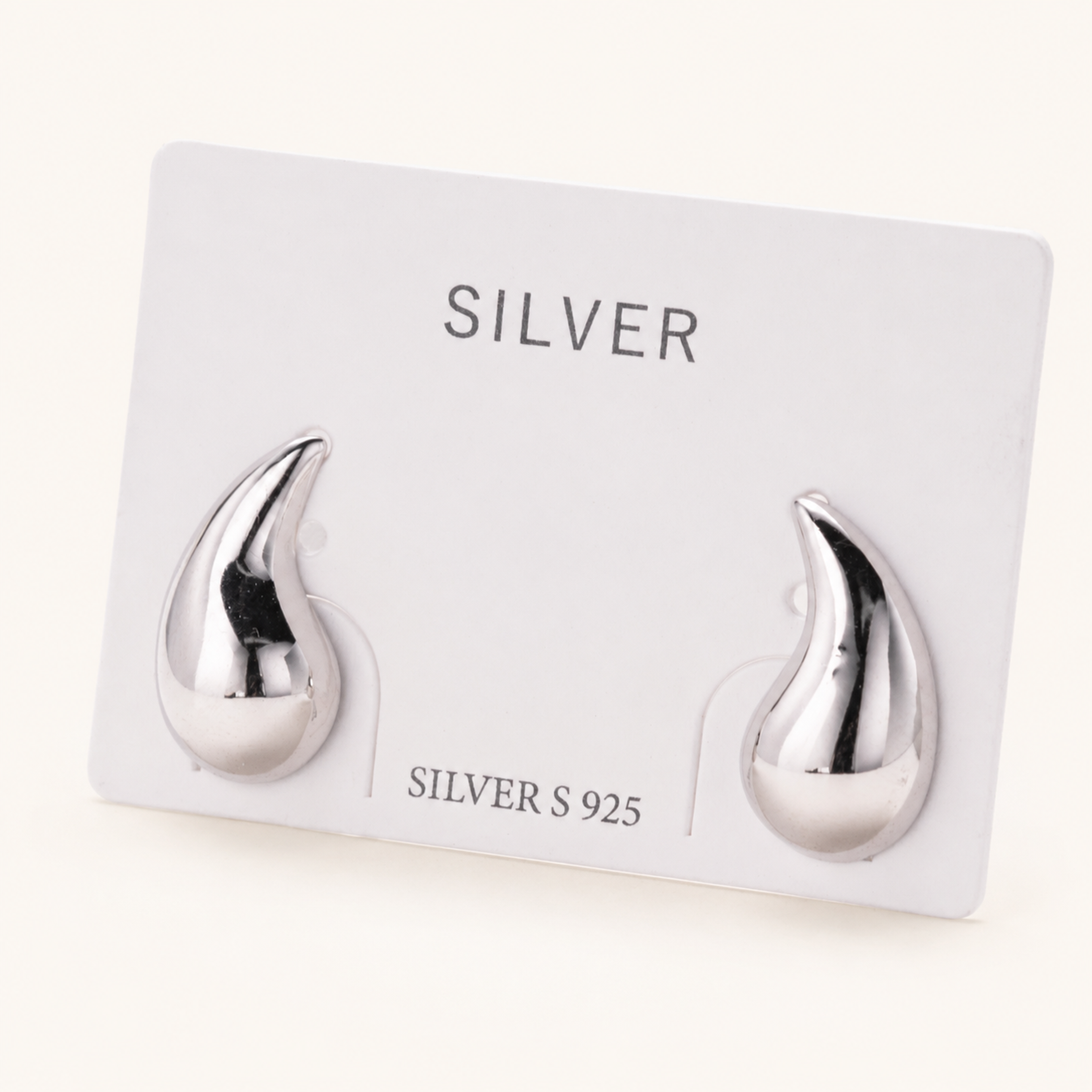 Sterling Silver Mini Chili Pepper Stud Earrings detail view