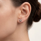 Cross Titanium Stud Earrings - image 2