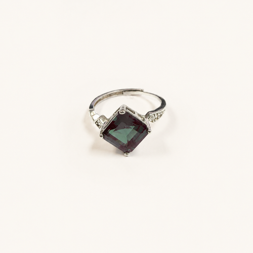 Compass Lab-Grown Alexandrite Ring