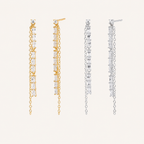 Sterling Silver French Tassel Drop Earrings
