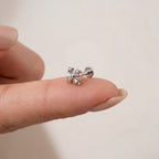 Cross Titanium Stud Earrings - image 4