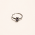 Rosette Trail Lab-Grown Alexandrite Ring
