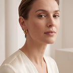 Double Orbit Titanium Hoop Earrings - image 3