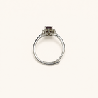 Posy Lab-Grown Alexandrite Ring upright view