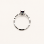 Threadlight Lab-Grown Alexandrite Ring upright view