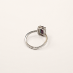 Lucent Halo Lab-Grown Alexandrite Ring - Sale