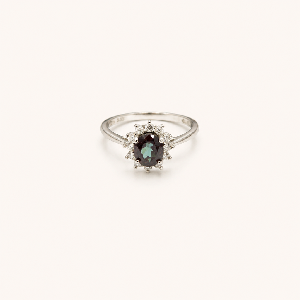 Posy Lab-Grown Alexandrite Ring