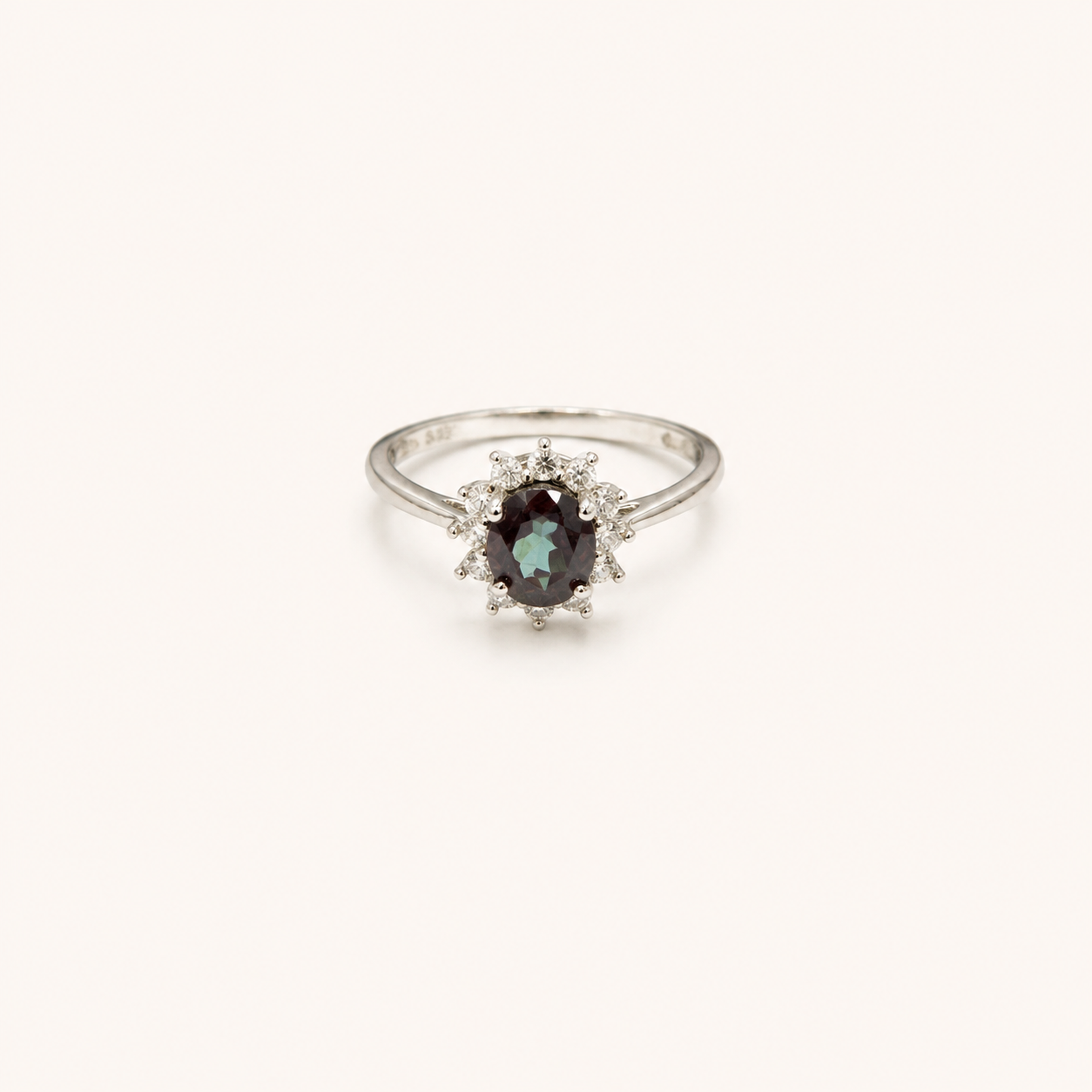 Posy Lab-Grown Alexandrite Ring