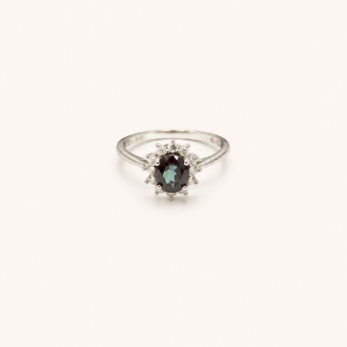 Posy Lab-Grown Alexandrite Ring
