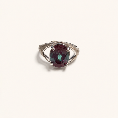 Crosswind Lab-Grown Alexandrite Ring
