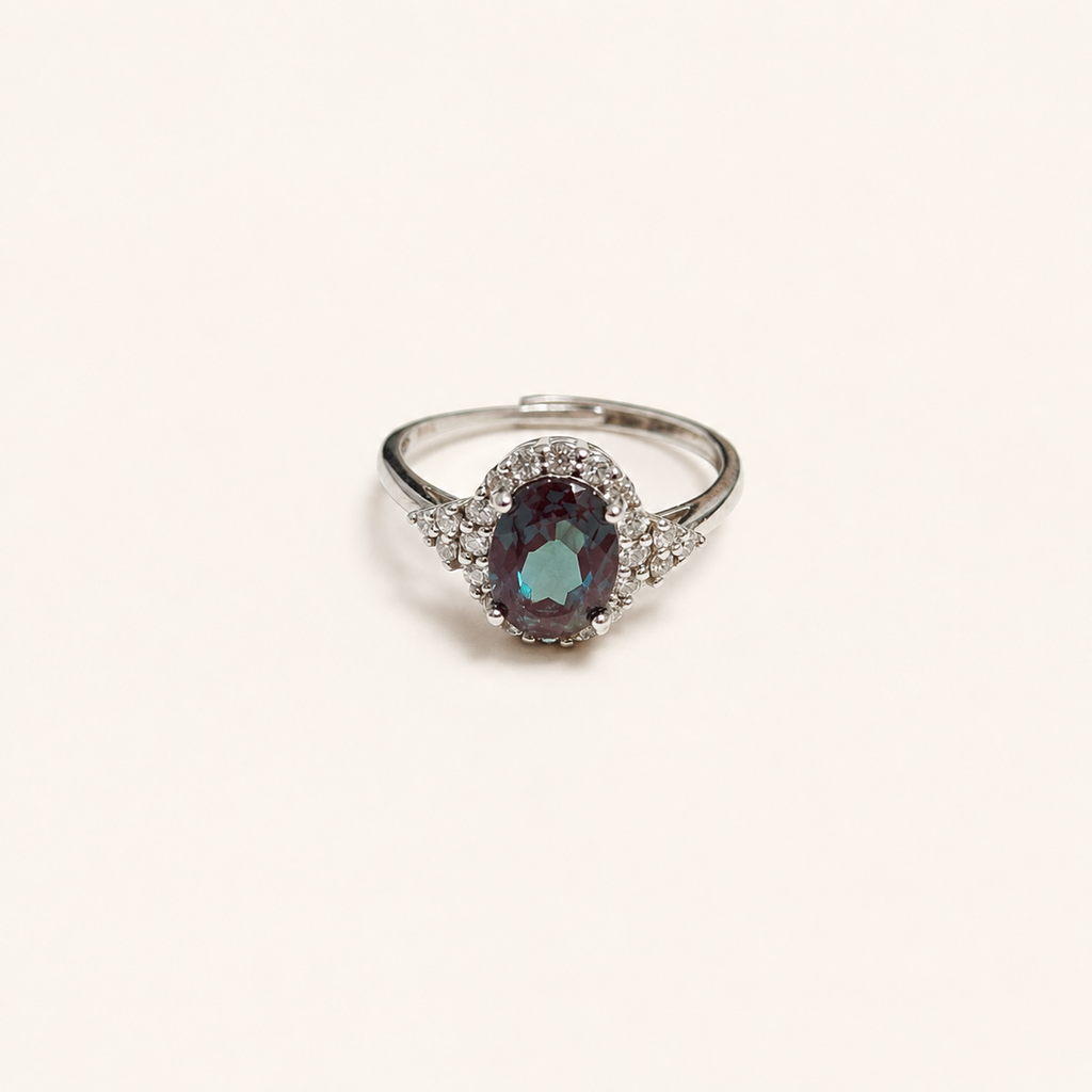 Duskfall Lab-Grown Alexandrite Ring