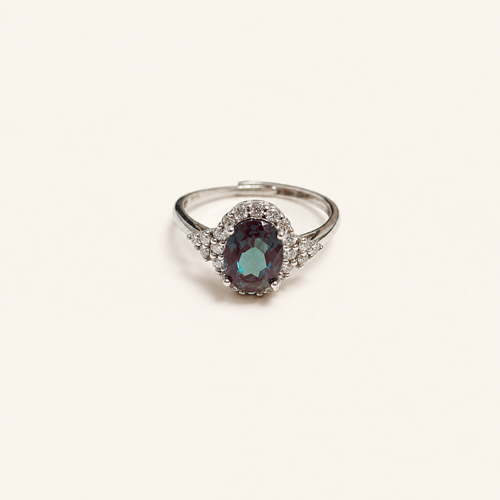 Duskfall Lab-Grown Alexandrite Ring