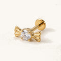 Mini Candy Titanium Stud Earrings - Gold