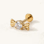 Mini Candy Titanium Stud Earrings - Gold
