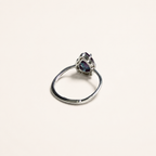 Petal Veil Lab-Grown Alexandrite Ring side view