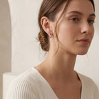 Minimal Titanium Huggie Hoop Earrings - image 3