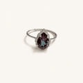 Petal Veil Lab-Grown Alexandrite Ring
