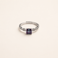 Ripple Lace Lab-Grown Alexandrite Ring