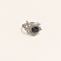 Starlit Crescent Lab-Grown Alexandrite Ring