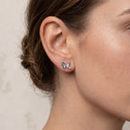 Shell Butterfly Titanium Stud Earrings - image 2