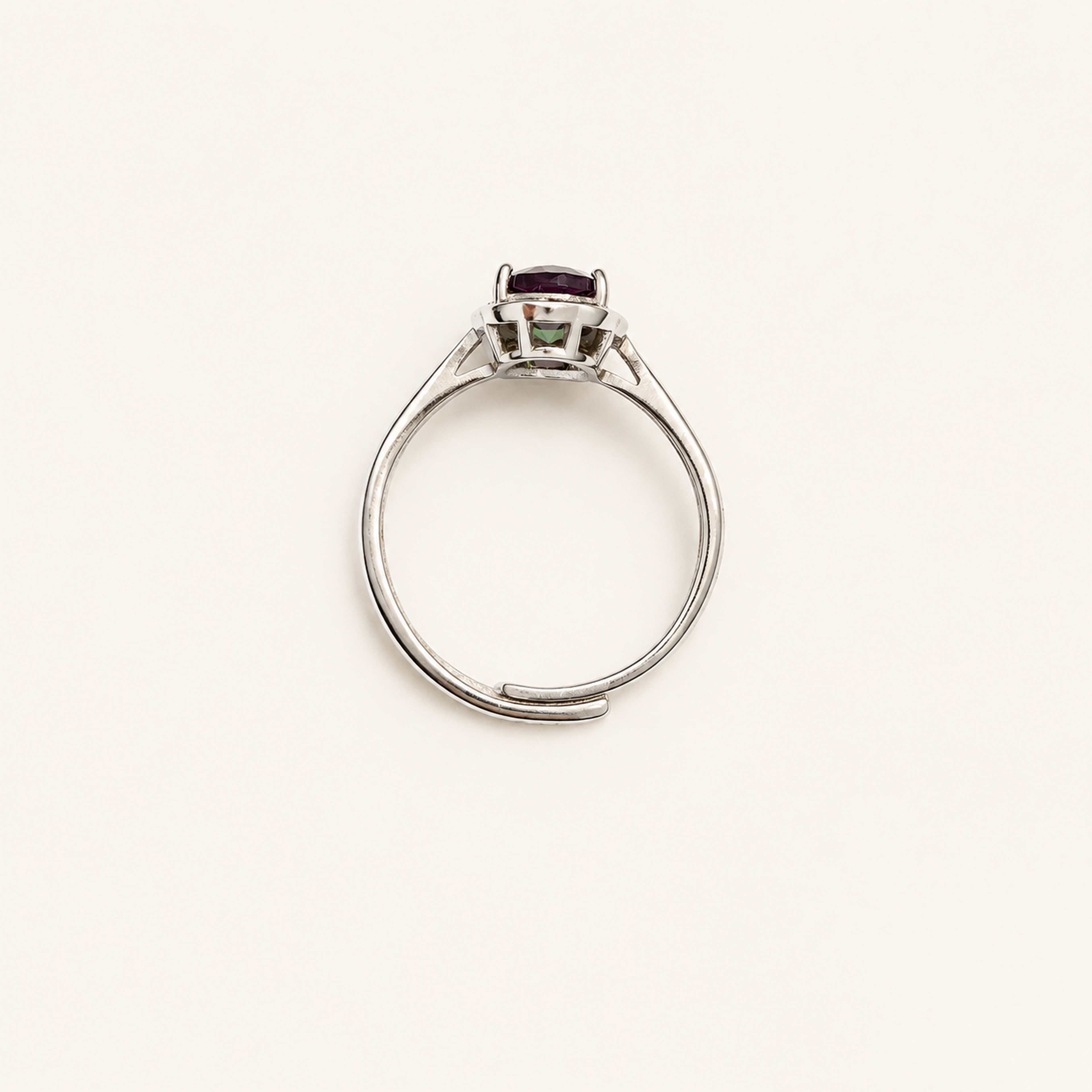 Lacelight Lab-Grown Alexandrite Ring upright view