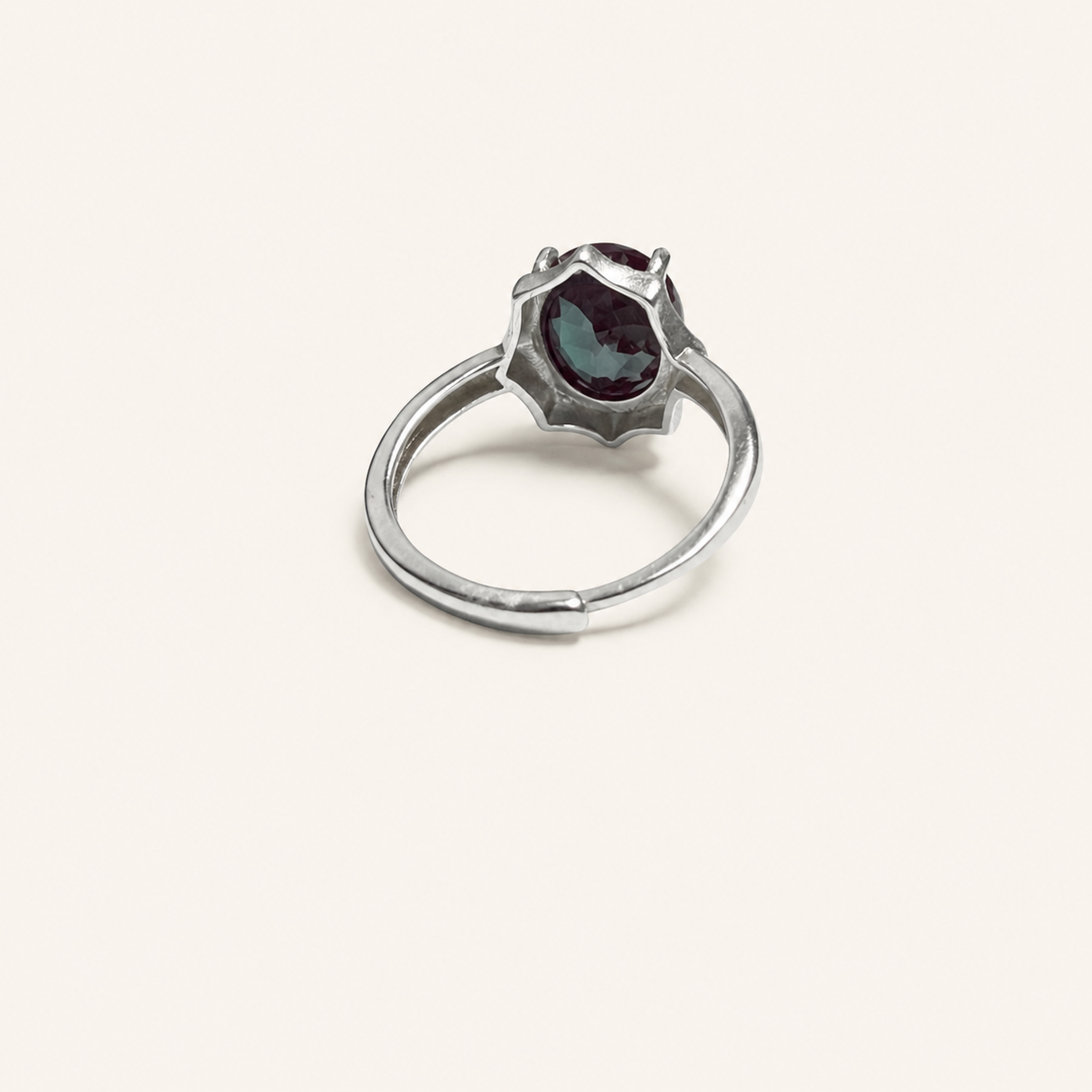 Starforge Lab-Grown Alexandrite Ring side view