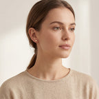 Mini Heart Titanium Stud Earrings - image 3