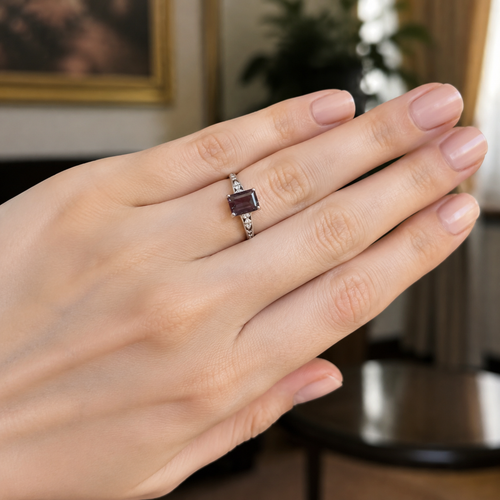 Ascent Lab-Grown Alexandrite Ring - Sale