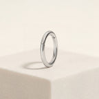 Minimal Titanium Huggie Hoop Earrings - image 5