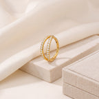 Twin Pave Titanium Hoop Earrings - image 5