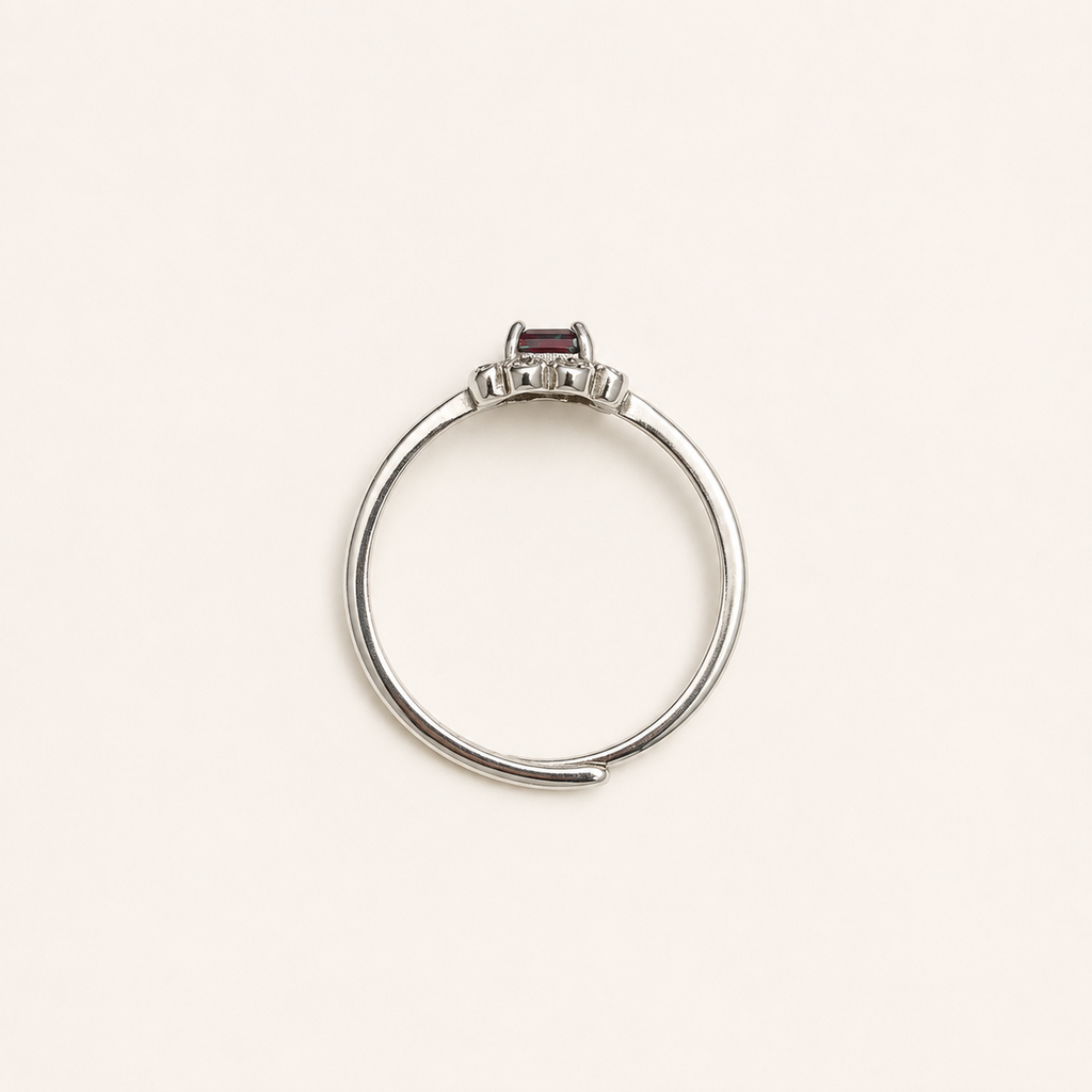 Garland Lab-Grown Alexandrite Ring upright view