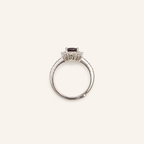 Starbloom Lab-Grown Alexandrite Ring upright view