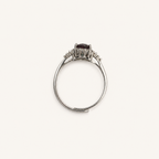 Duskfall Lab-Grown Alexandrite Ring upright view