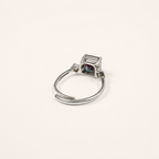 Gatehouse Lab-Grown Alexandrite Ring side view