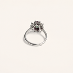 Petalburst Lab-Grown Alexandrite Ring side view