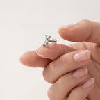 Bone Titanium Stud Earrings - image 4
