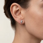 Shell Spiral Titanium Stud Earrings - image 2