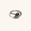 Wyrmcoil Lab-Grown Alexandrite Ring