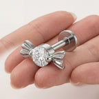 Mini Candy Titanium Stud Earrings - image 4