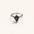 Compass Rose Lab-Grown Alexandrite Ring