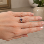 Collaret Lab-Grown Alexandrite Ring worn on hand