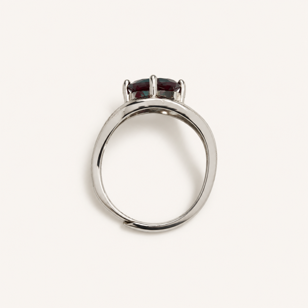 Driftline Lab-Grown Alexandrite Ring upright view