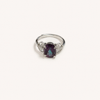 Duskwing Lab-Grown Alexandrite Ring