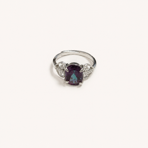 Duskwing Lab-Grown Alexandrite Ring