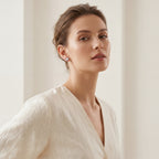 Lucky Clover Titanium Stud Earrings - image 3