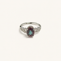 Collaret Lab-Grown Alexandrite Ring