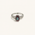 Collaret Lab-Grown Alexandrite Ring