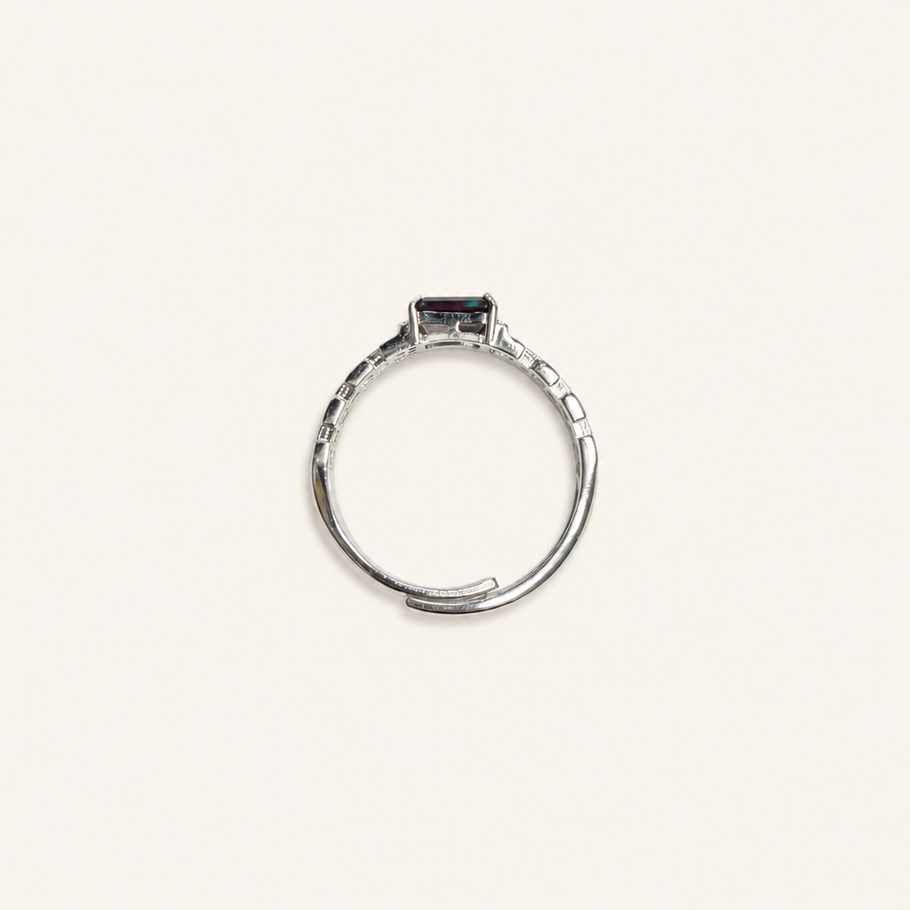 Gilded Loom Lab-Grown Alexandrite Ring - Sale