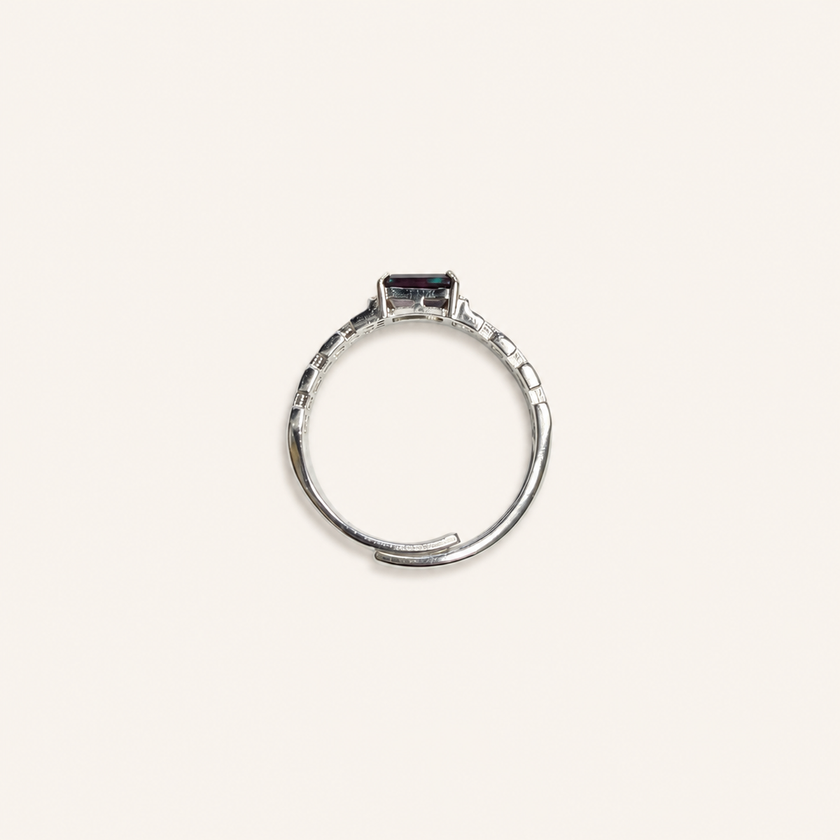 Gilded Loom Lab-Grown Alexandrite Ring - Sale