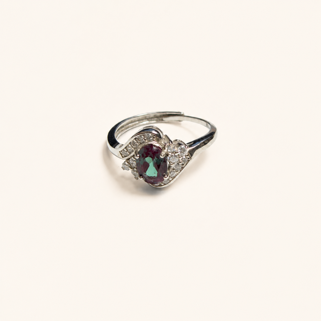 Windswept Lab-Grown Alexandrite Ring - Sale